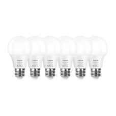 LEPRO 100089-WW-EU-6 LED Bulb, E27, A60, 8.5W (60W), 806 lm, 2700K (warm), 180°, 6-pack
