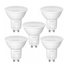 LEPRO 200073-WW-EU-5 GU10 LED Bulb, 4.5W, 345 lm, 2700K, 100°, 5-pack