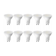 LEPRO 200081-DW-EU-10 GU10 LED Bulb, 4.5W, 345 lm, 6500K, 100°, 10 pcs.