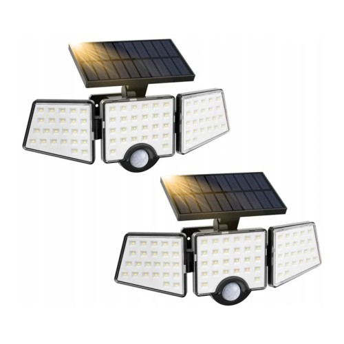 LEPRO 640003-DW-a-2 saulės energija varomas gatvės šviestuvas su judesio ir prieblandos jutikliais (2 vnt, pakuotė) LEPRO 640003-DW-a-2 saulės energija varomas gatvės šviestuvas su judesio ir prieblandos jutikliais (2 vnt, pakuotė)