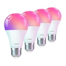 LEPRO B1-EU-4 E27 Wi-Fi LED lemputės, 4 pakuotės