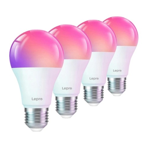 LEPRO B1-EU-4 E27 Wi-Fi LED lemputės, 4 pakuotės LEPRO B1-EU-4 E27 Wi-Fi LED lemputės, 4 pakuotės
