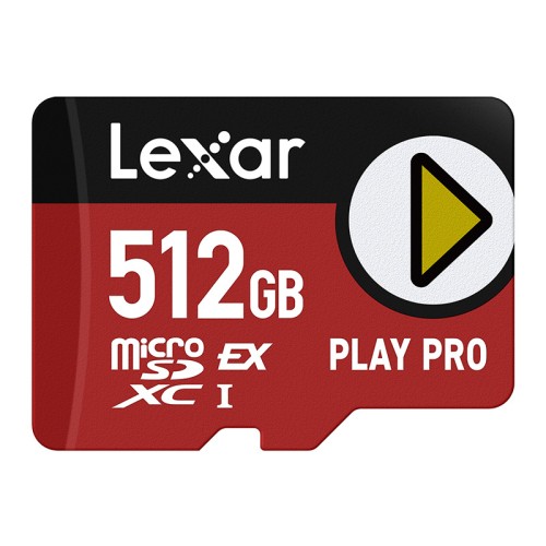Lexar PLAY Pro microSD Express 7.1 512GB memory card Lexar PLAY Pro microSD Express 7.1 512GB memory card
