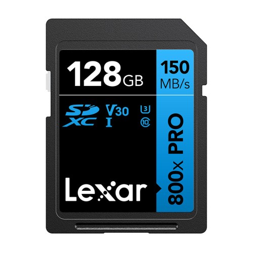 Lexar Professional 800x Pro SDXC 128GB atminties kortelė Lexar Professional 800x Pro SDXC 128GB atminties kortelė