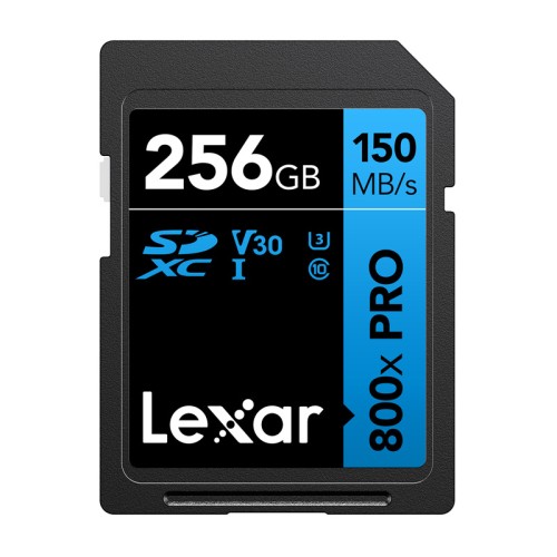 Lexar Professional 800x Pro SDXC 256GD atminties kortelė Lexar Professional 800x Pro SDXC 256GD atminties kortelė