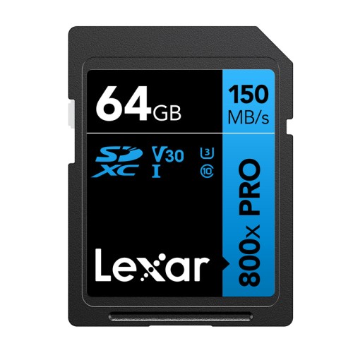 Lexar Professional 800x Pro SDXC 64GB atminties kortelė Lexar Professional 800x Pro SDXC 64GB atminties kortelė