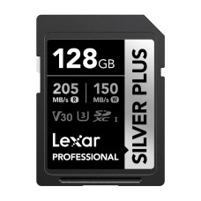 Lexar Professional SILVER PLUS SDXC 128GB atminties kortelė