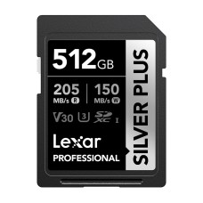 Lexar Professional SILVER PLUS SDXC 512GB memory card