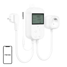 Lizdinis termostatinis temperatūros reguliatorius Meross MTS960HK (HomeKit)