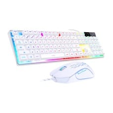 MageGee K1 laidinė klaviatūra + pelės rinkinys (balta)