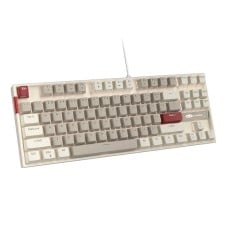 MageGee MK-STAR laidinė klaviatūra (retro baltai pilka)