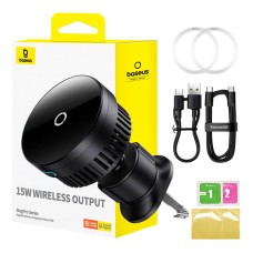 Magnetic Car Phone Holder Baseus MagPro 15W (black)