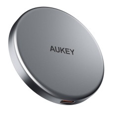 Magnetic Wireless Charger MagFusion Aukey LC-MC10, 15W Qi2 (black)