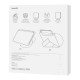 Magnetinis dėklas Baseus Minimalist, skirtas Pad Air4 / Air5 10.9" / Pad Pro 11" (kūdikio rožinis)