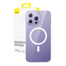 Magnetinis telefono dėklas, skirtas iP 14 Pro Max Baseus OS-Lucent serijai (skaidrus)