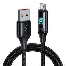 Mcdodo CA-1070 USB to Micro USB cable, 3A, 1.2m (black)