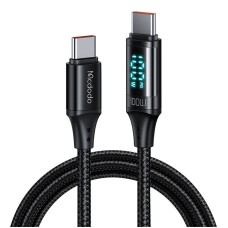 Mcdodo CA-1100 USB-C į USB-C laidas, 100 W, 1.2 m (juodas)