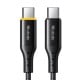 Mcdodo CA-3461 USB-C į USB-C laidas, PD 100 W, 1.8 m (juodas)
