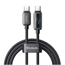Mcdodo CA-4250 USB-C į USB-C laidas, 100 W, LED ekranas, 1.2 m
