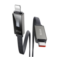 Mcdodo CA-4960 USB-C laidas su Lightning su 1.2 m ekranu (juodas)
