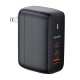 Mcdodo CH-8442 JK/JAV/ES tinklo įkroviklis, 2x USB-C + USB-A, USB-C laidas 2m, 65W (juodas)
