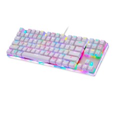Mechanical keyboard Motospeed K87S RGB - white