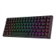 Mechanical keyboard Royal Kludge RK84 RGB, Brown switch (black)