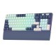 Mechaninė klaviatūra Royal Kludge RK96 RGB, raudonas jungiklis (mėlynas)