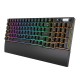 Mechaninė klaviatūra Royal Kludge RK96 RGB, rudas jungiklis (juodas)