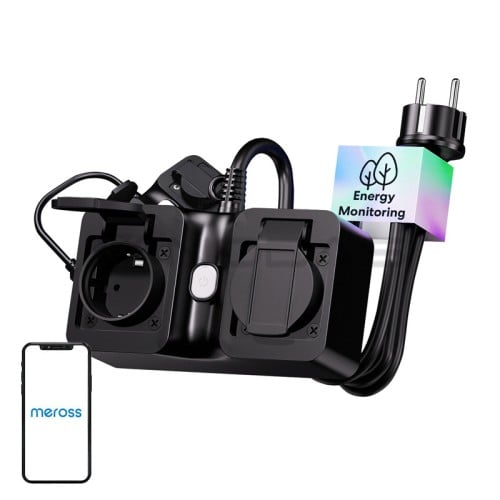 Meross MOP320MA-EU WiFi smart power strip, outdoor, IP44 (Matter) Meross MOP320MA-EU WiFi smart power strip, outdoor, IP44 (Matter)