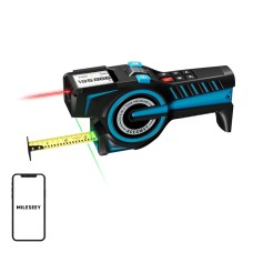 Mileseey DTX 10 Laser Distance Measurer with a 100-meter measuring tape
