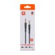 Mini Aux 3.5mm AUX cable VFAN L04 1m - black