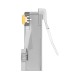 Modulinė RJ45 Cat.5E FTP jungties ventiliacija IDAR0-10 Skaidri 10 vnt.