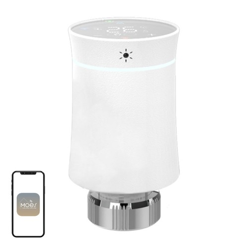 MOES TRV BY100 ZigBee Touch Thermostatic Head MOES TRV BY100 ZigBee Touch Thermostatic Head
