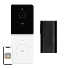 MOES WDB-TY-B20 Wi-Fi RF 433 MHz 1080p vaizdo durų skambutis