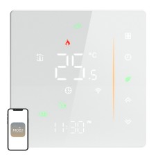 MOES WHT-006-GB-WH belaidžio ryšio termostatas elektriniam šildymui (baltas)