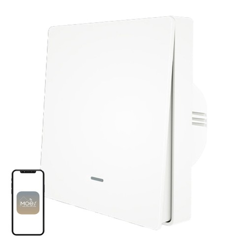 MOES ZS-B-EU1 ZigBee 1 kanalo šviesos jungiklis MOES ZS-B-EU1 ZigBee 1 kanalo šviesos jungiklis