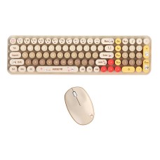 MOFII belaidė klaviatūra + pelė 2.4G Baby Bear Beige