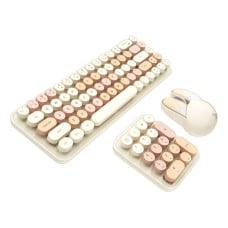 MOFII belaidė klaviatūra + skaitmeninė klaviatūra + pelė 3in1 2.4G (pienas-arbata)