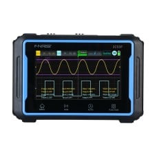 Nešiojamas 3 viename FNIRSI 2C53P 4.3 colio jutiklinio ekrano osciloskopas