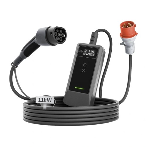 Nešiojamas EV įkroviklis su 11kW 20m laidu Nešiojamas EV įkroviklis su 11kW 20m laidu