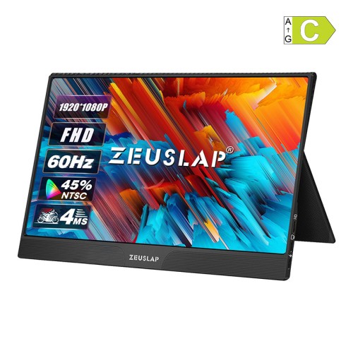 ZEUSLAP Z15ST Portable Monitor with a 15.6" Touchscreen ZEUSLAP Z15ST Portable Monitor with a 15.6" Touchscreen