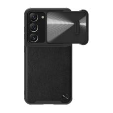 Nillkin CamShield odinis dėklas, skirtas Samsung Galaxy S23 (juodas)