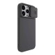 Nillkin CamShield Silky silikoninis dėklas, skirtas iPhone 15 Pro (klasikinis juodas))