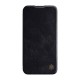 Nillkin Qin Leather Pro dėklas, skirtas SAMSUNG S23 (juodas)