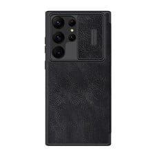 Nillkin Qin Leather Pro dėklas, skirtas SAMSUNG S23 Ultra (juodas)