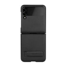 Nillkin Qin Leather Pro dėklas, skirtas SAMSUNG Z Flip 4 5G (juodas)