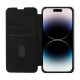 Nillkin Qin Pro odinis dėklas, skirtas iPhone 14 Pro Max (juodas)