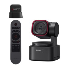OBSBOT Tiny 3 Lite internetinė kamera su nuotolinio valdymo pultu ir mikrofonu