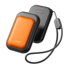 Ocoopa UT4 Young 2x2500 mAh rankų šildytuvas, USB-C, juoda ir oranžinė